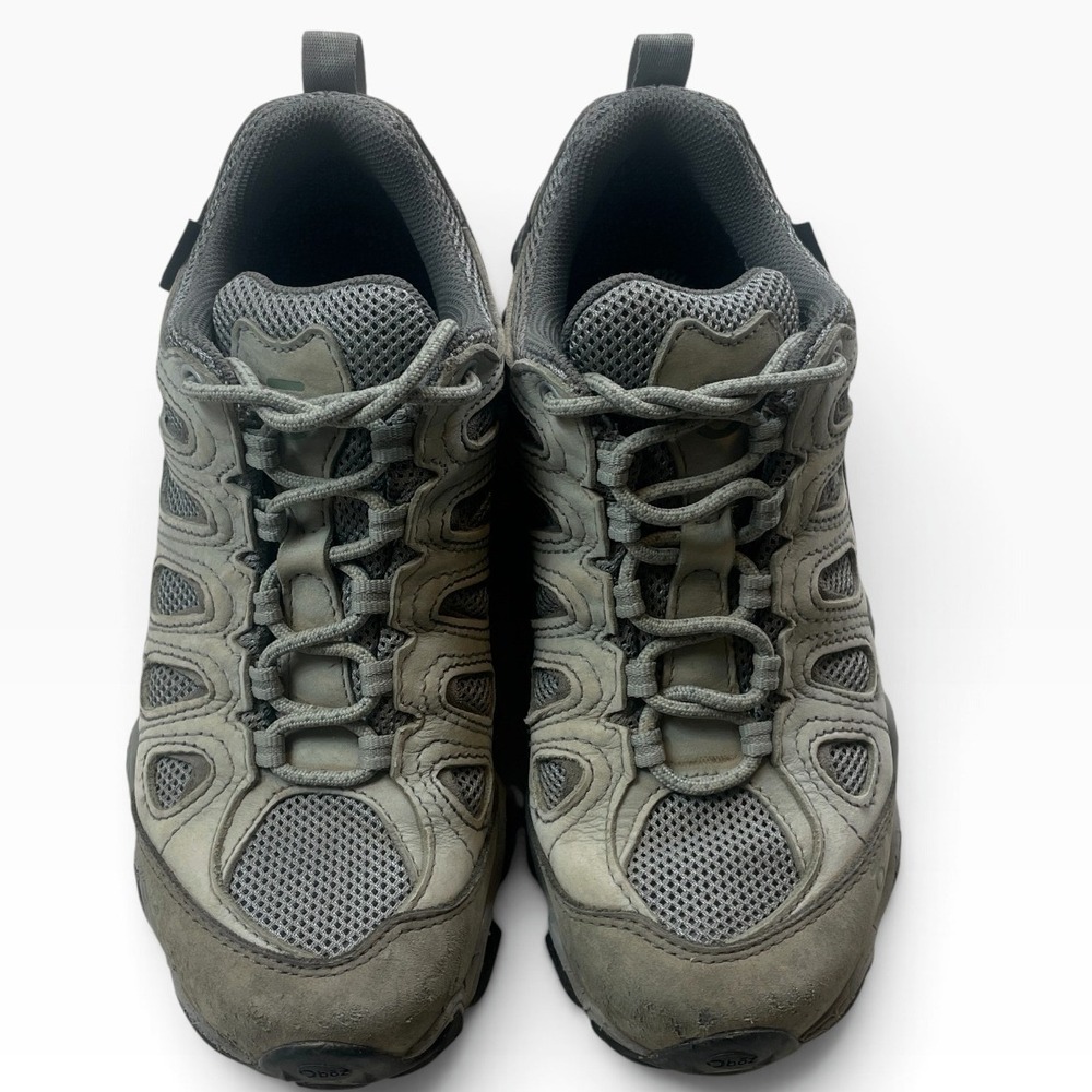 Lot of 2 Oboz Sawtooth II Low B-Dry Waterproof Hiking Shoes Gray Womens 8W #306H